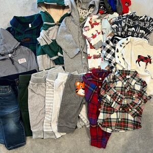 EUC 3-6M Baby Bundle in Woodland Prints - Gap, Janie & Jack, Carter’s, & More